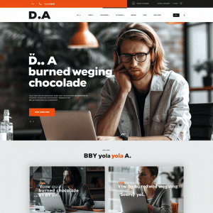 D.A. Marketing - página web de agencia de marketing desarrollada por creationX