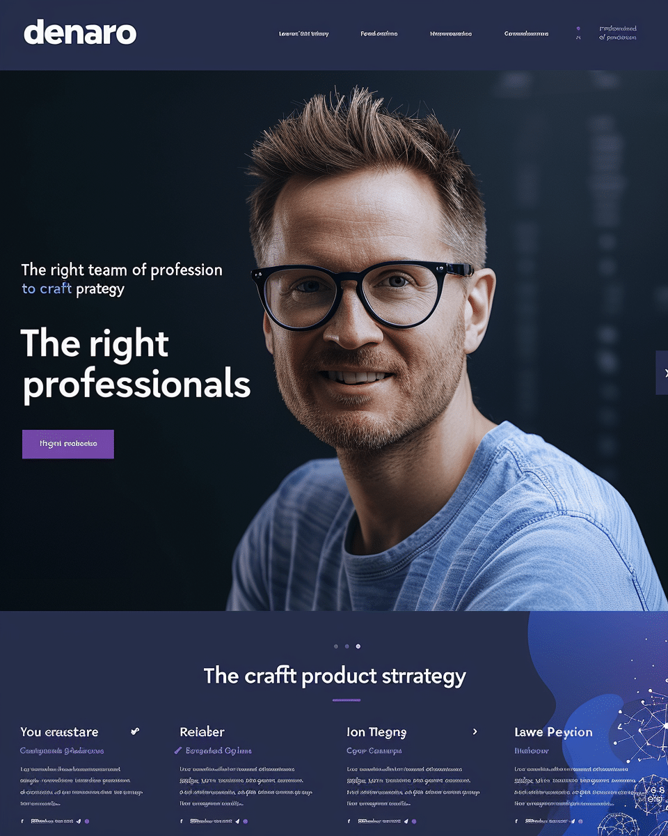 Denaro Technical Services - página web de servicios técnicos profesionales por creationX