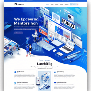 Diconom Marketing Landing Page - página de aterrizaje optimizada por creationX