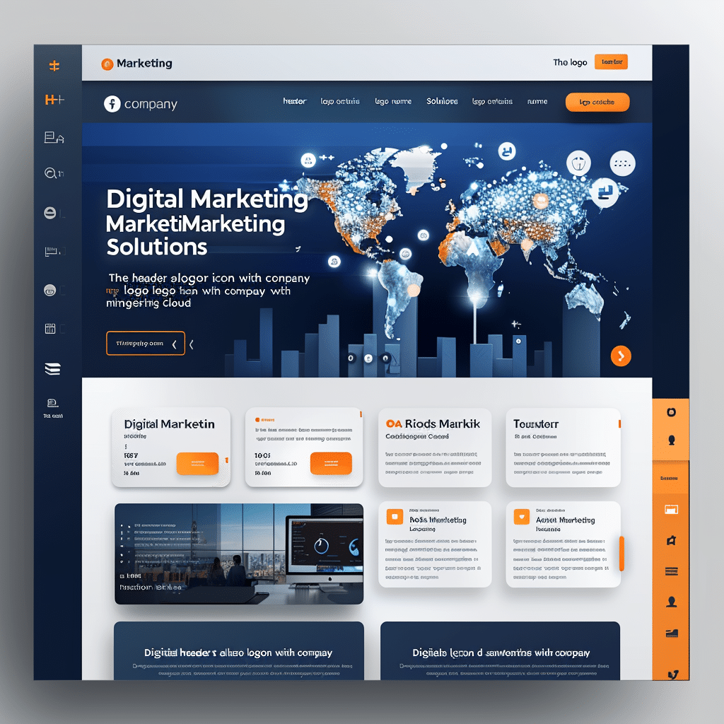 Digital Marketing Solutions - sitio web de servicios de marketing digital por creationX