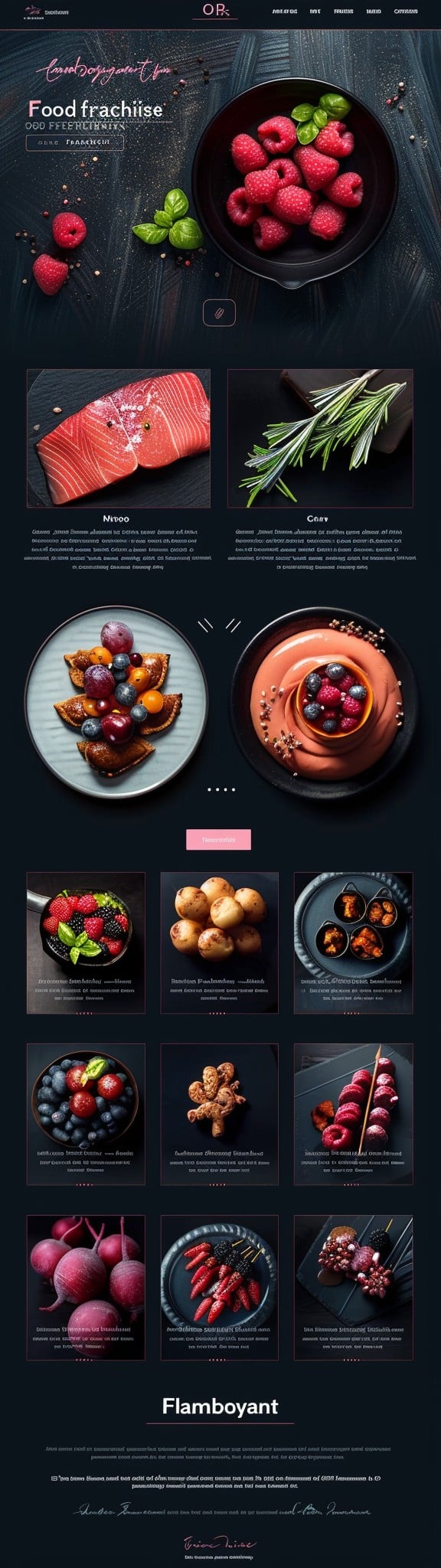 CREATIONX - Flamboyant Food Franchise