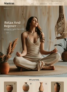 Mantras yoga - sitio web de meditación y yoga por creationX